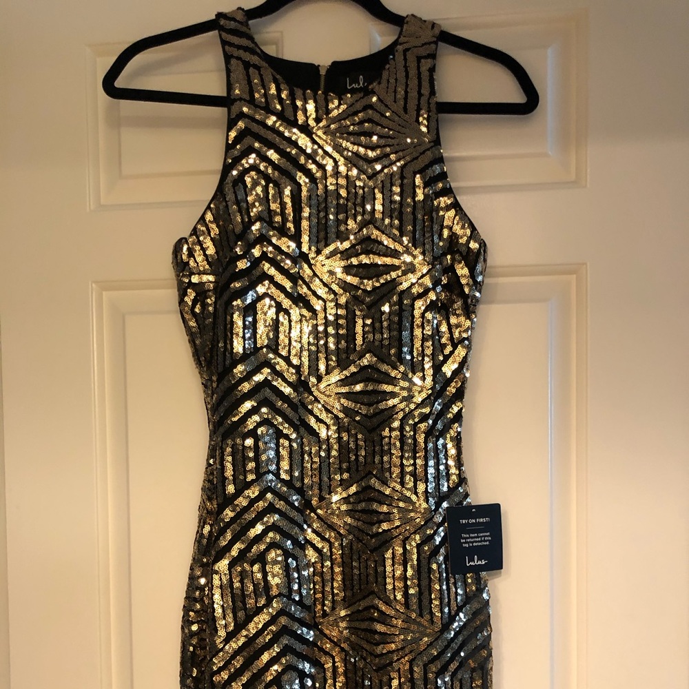 Lulus sequin dress